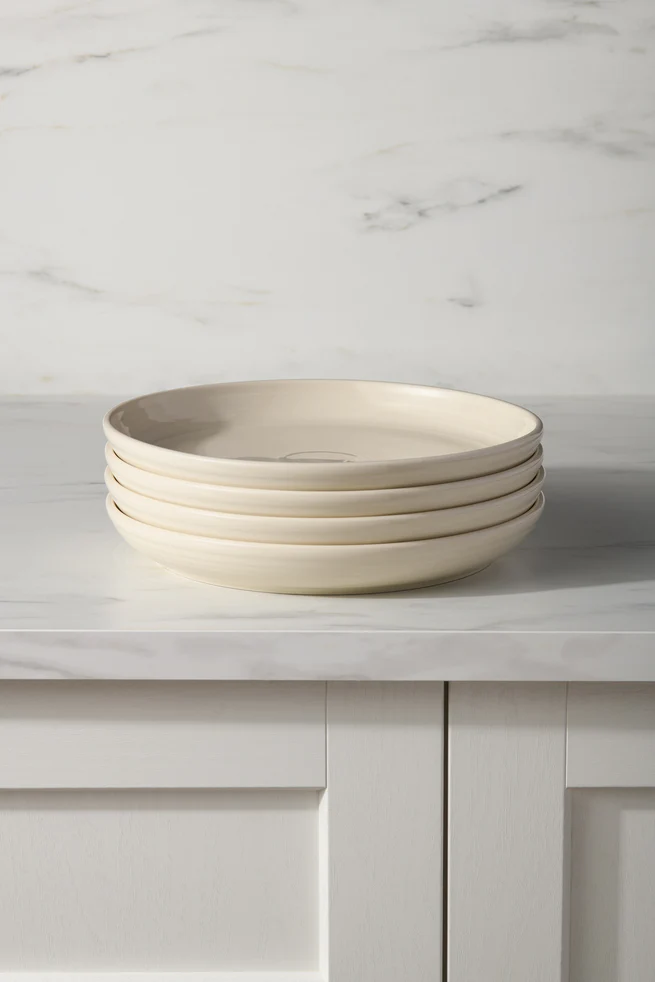 Linen Set of 4 Coupe 10 3/8 Inch Dinner Bowl 40 OZ