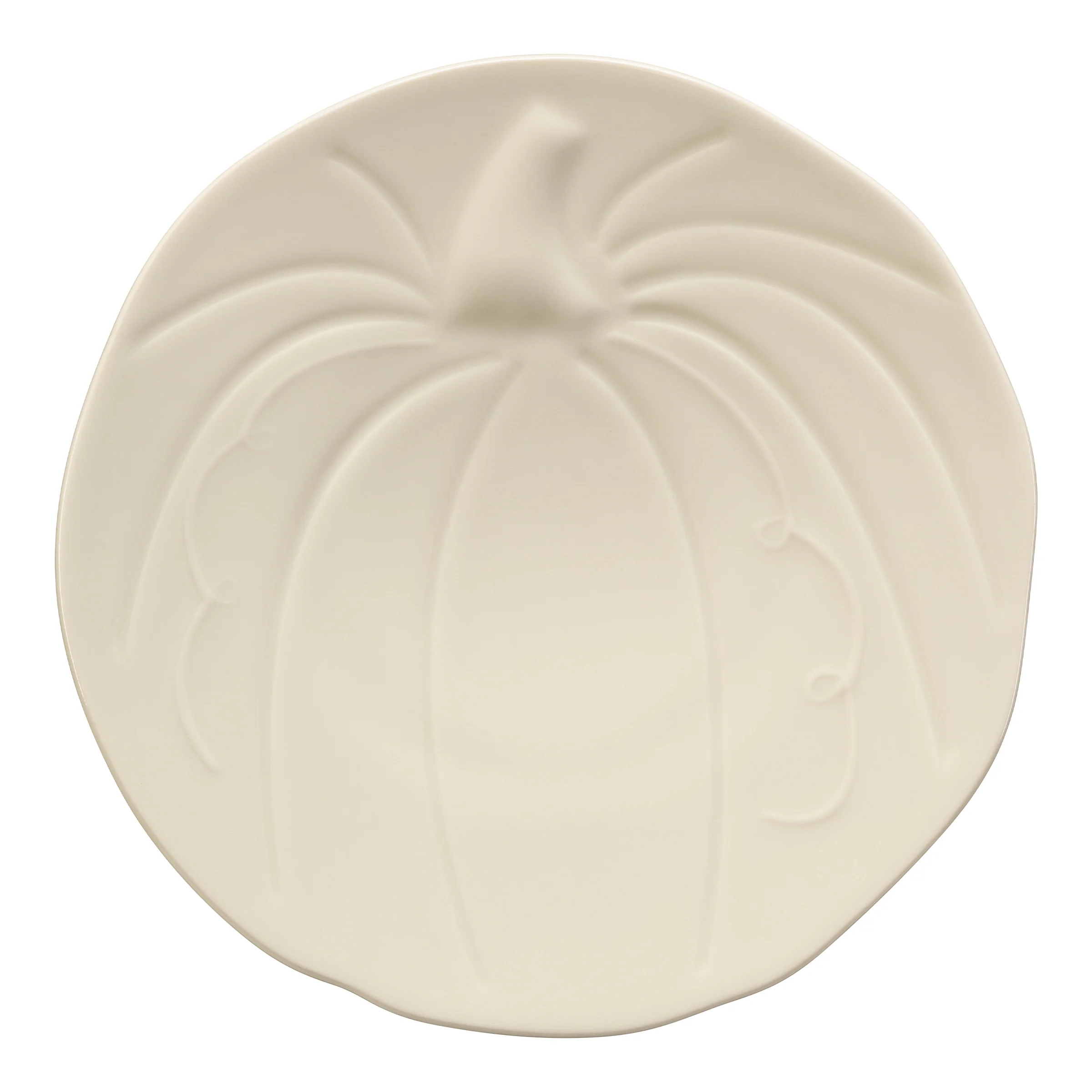 Pumpkin Shaped Plate 8 1/2 Inch