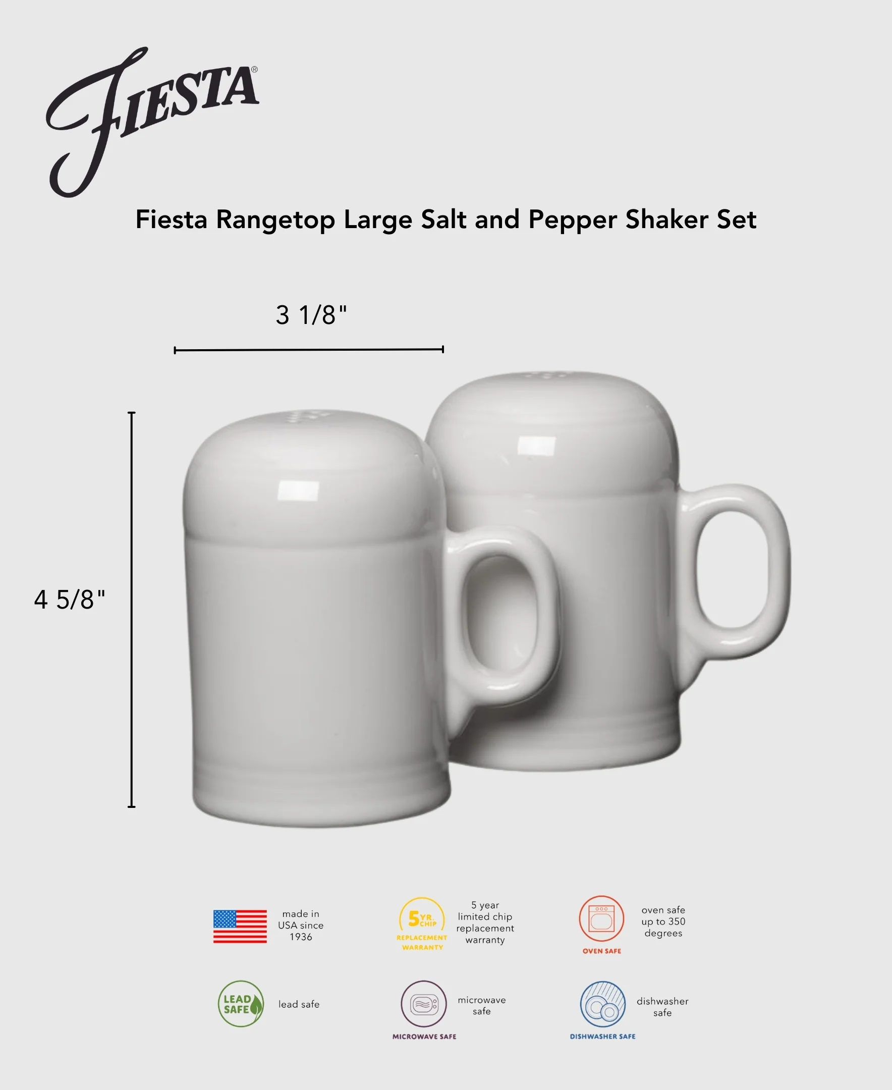 1159-fiesta-4-5-8-inch-rangetop-large-salt-and-pepper-shaker-set-2.webp Fiesta 4 5/8 Inch Rangetop Large Salt and Pepper Shaker Set