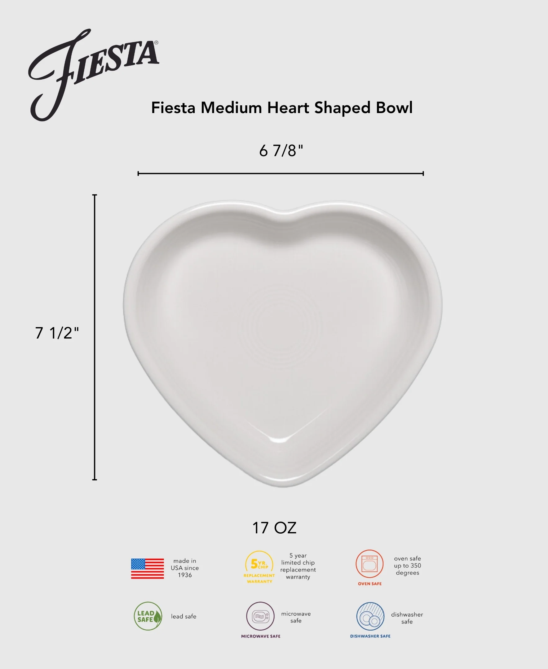 1179-fiesta-7-1-2-inch-medium-heart-shaped-bowl-17-oz-3.webp Fiesta 7 1/2 Inch Medium Heart Shaped Bowl 17 OZ