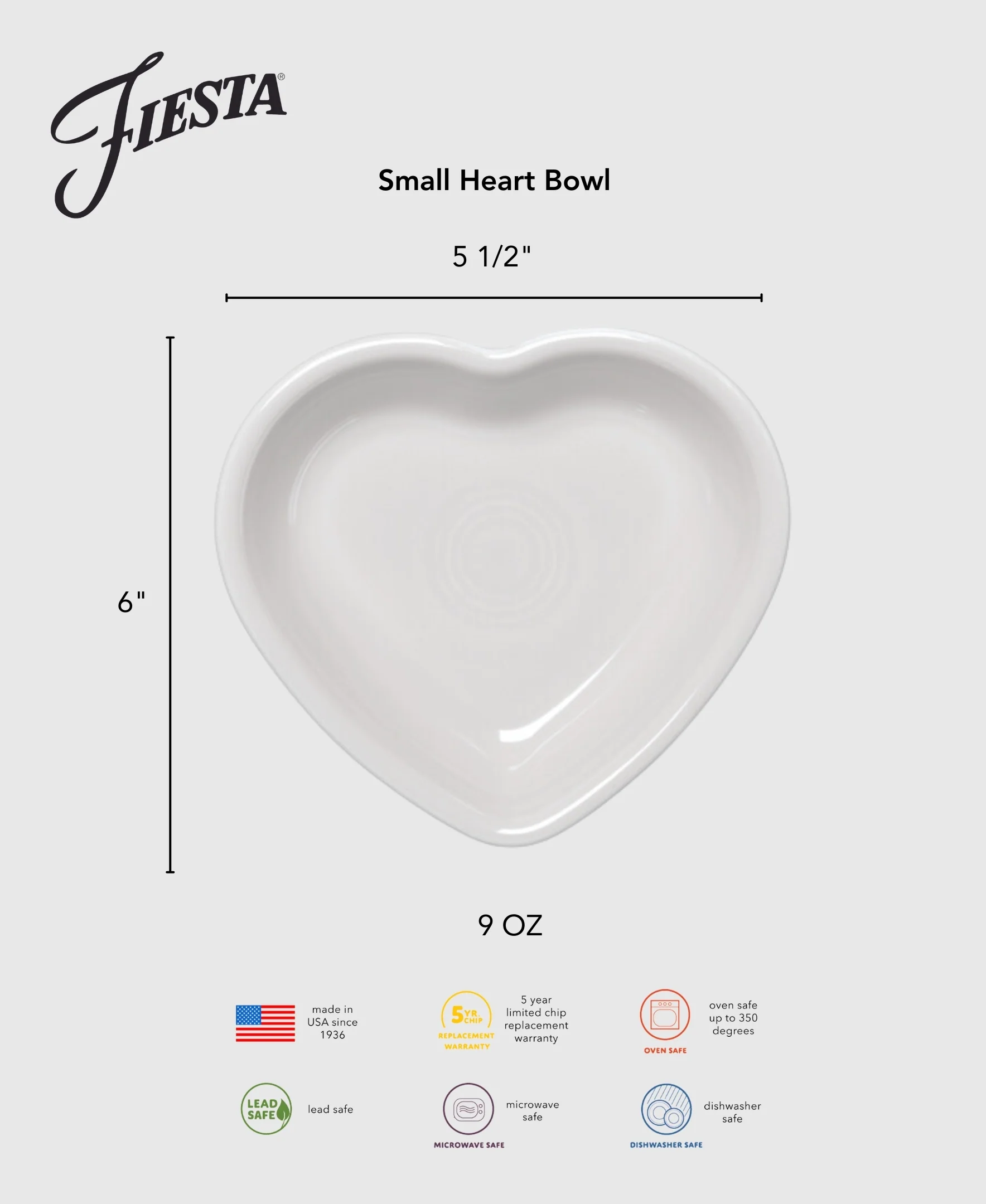 Sky Small Heart Bowl