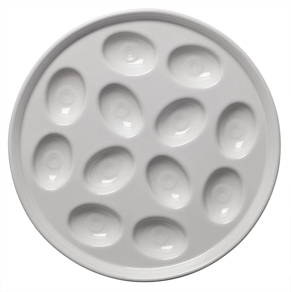 Retired Round Egg Serving Platter 11 1/4 Inch