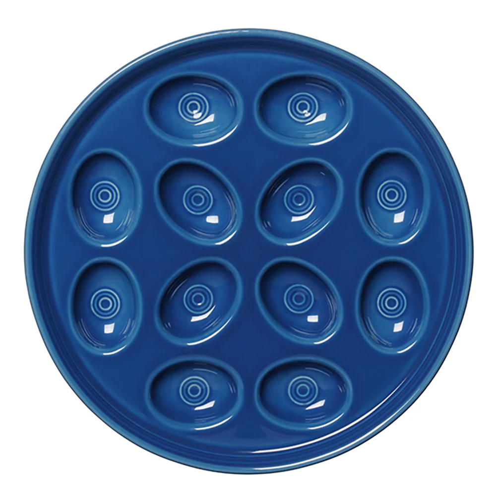 Retired Round Egg Serving Platter 11 1/4 Inch