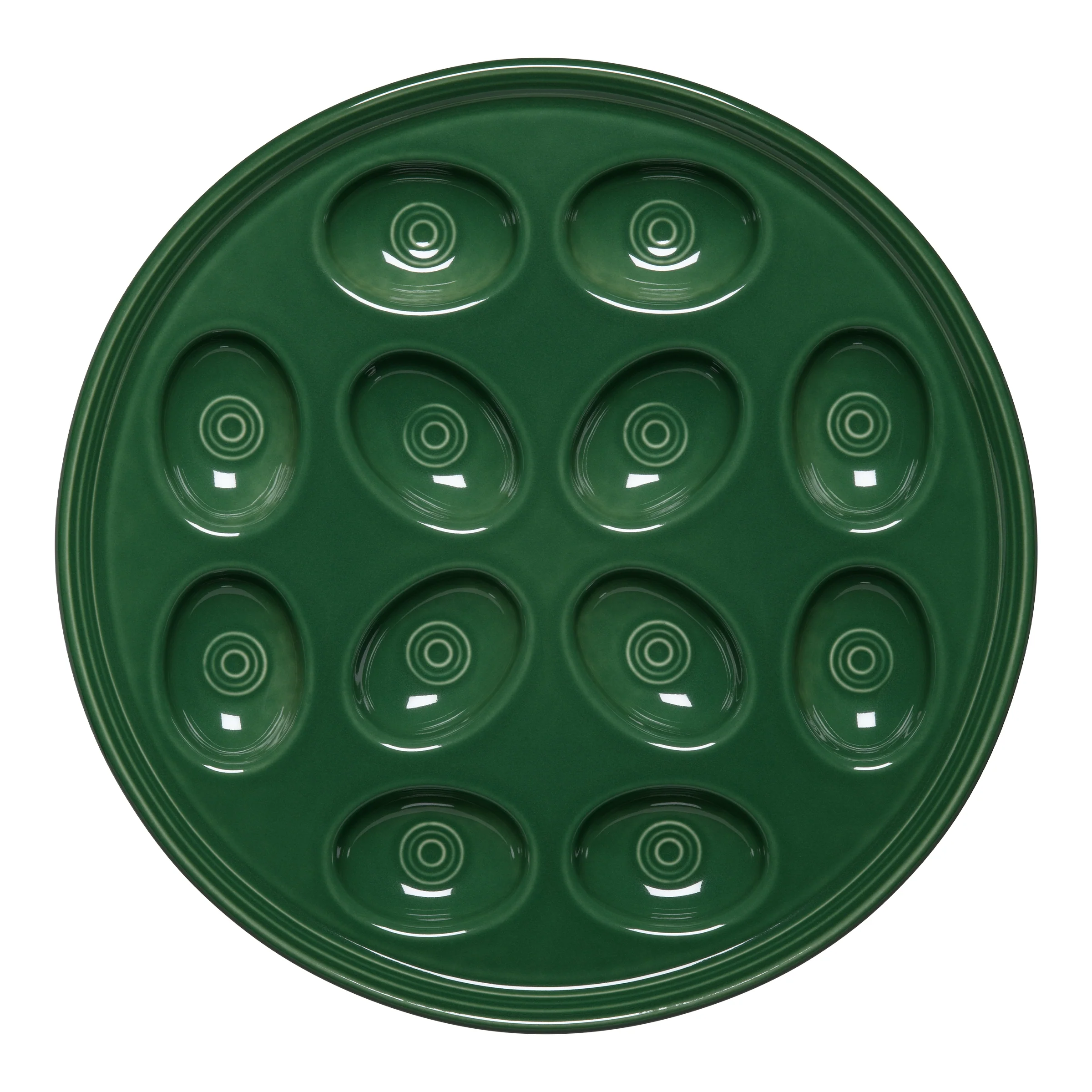 Retired Round Egg Serving Platter 11 1/4 Inch