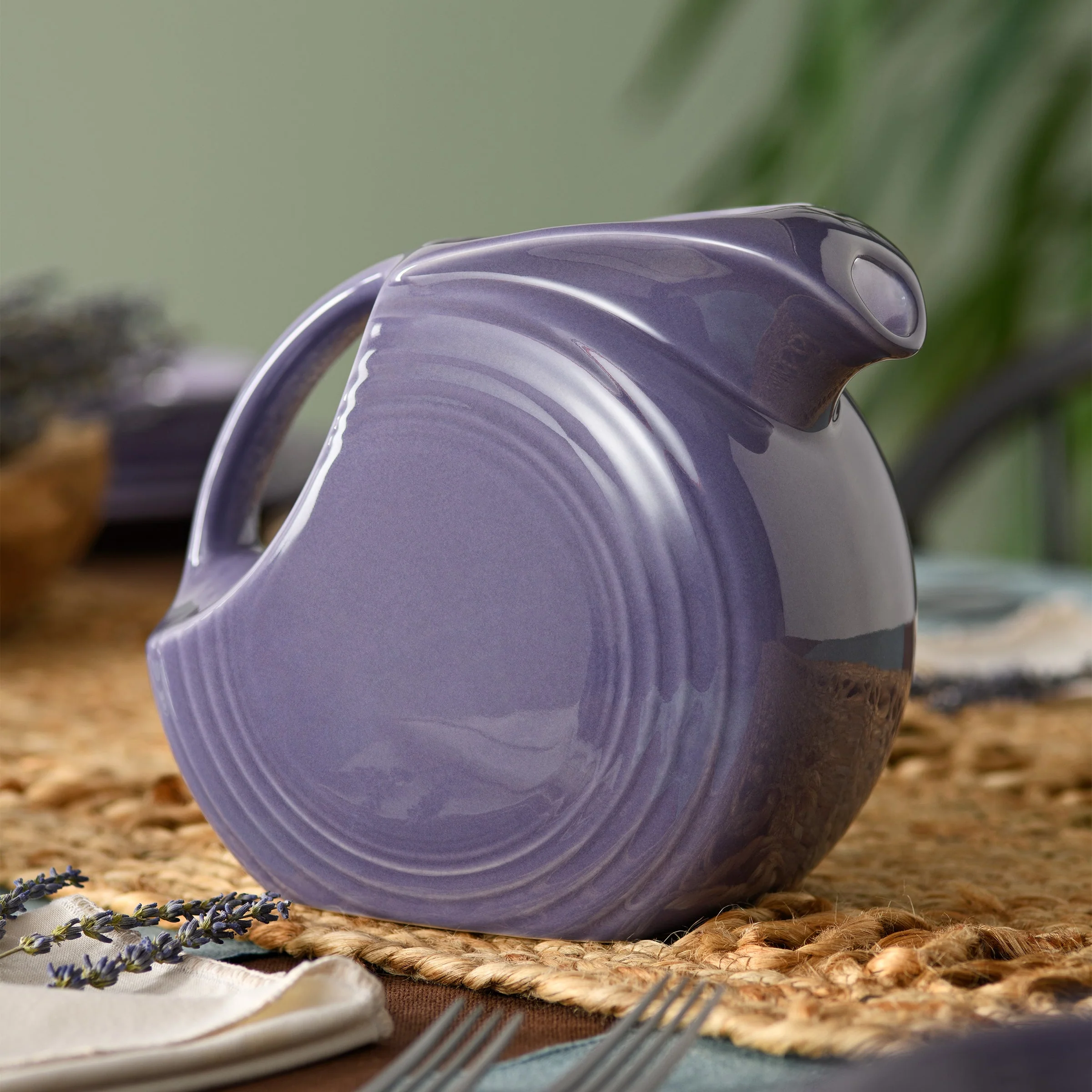 1307-lavender-67-oz-large-disk-pitcher-3.webp Lavender 67 OZ Large Disk Pitcher