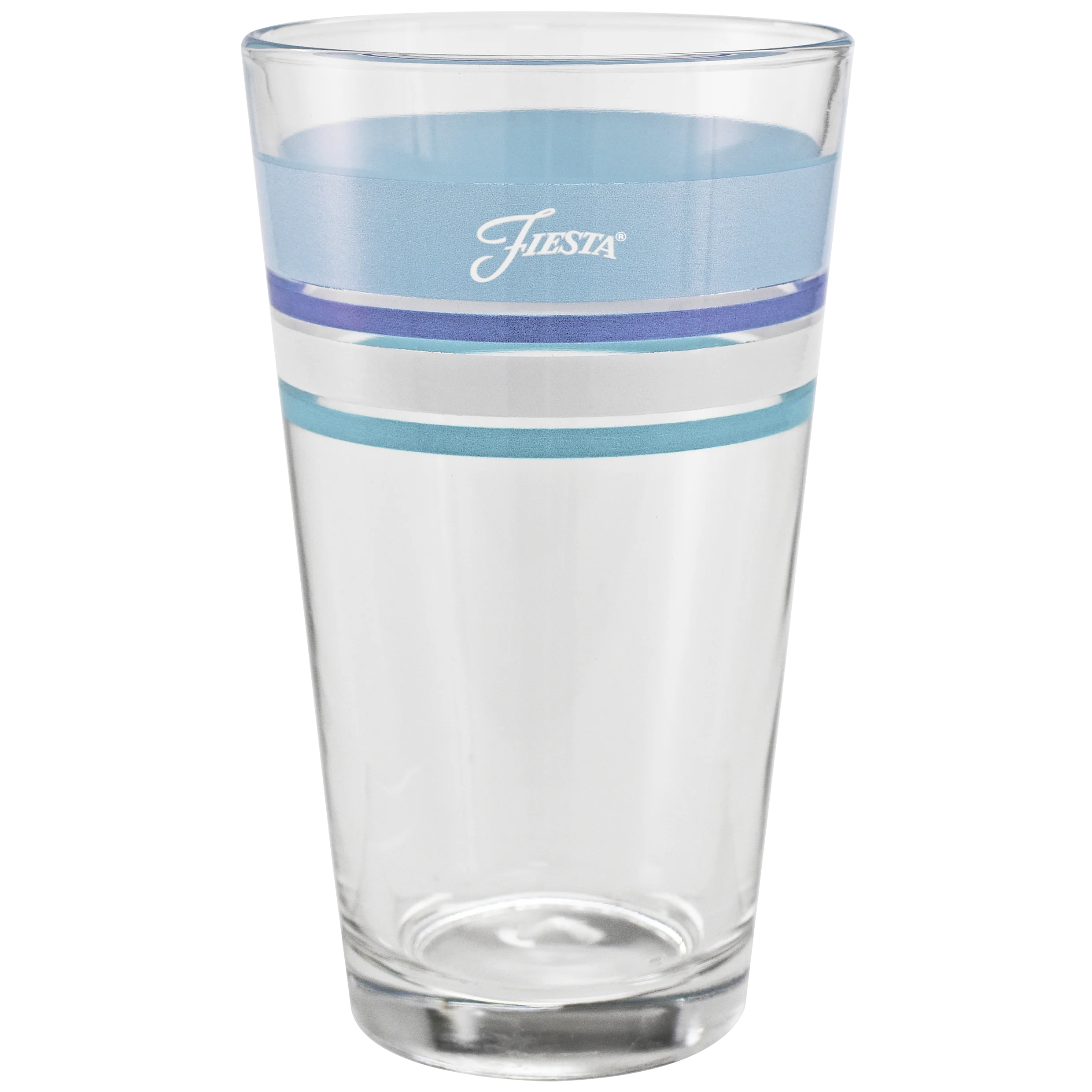 16 oz. Fiesta® Edgeline Coastal Blue Cooler Glass - Set of 4