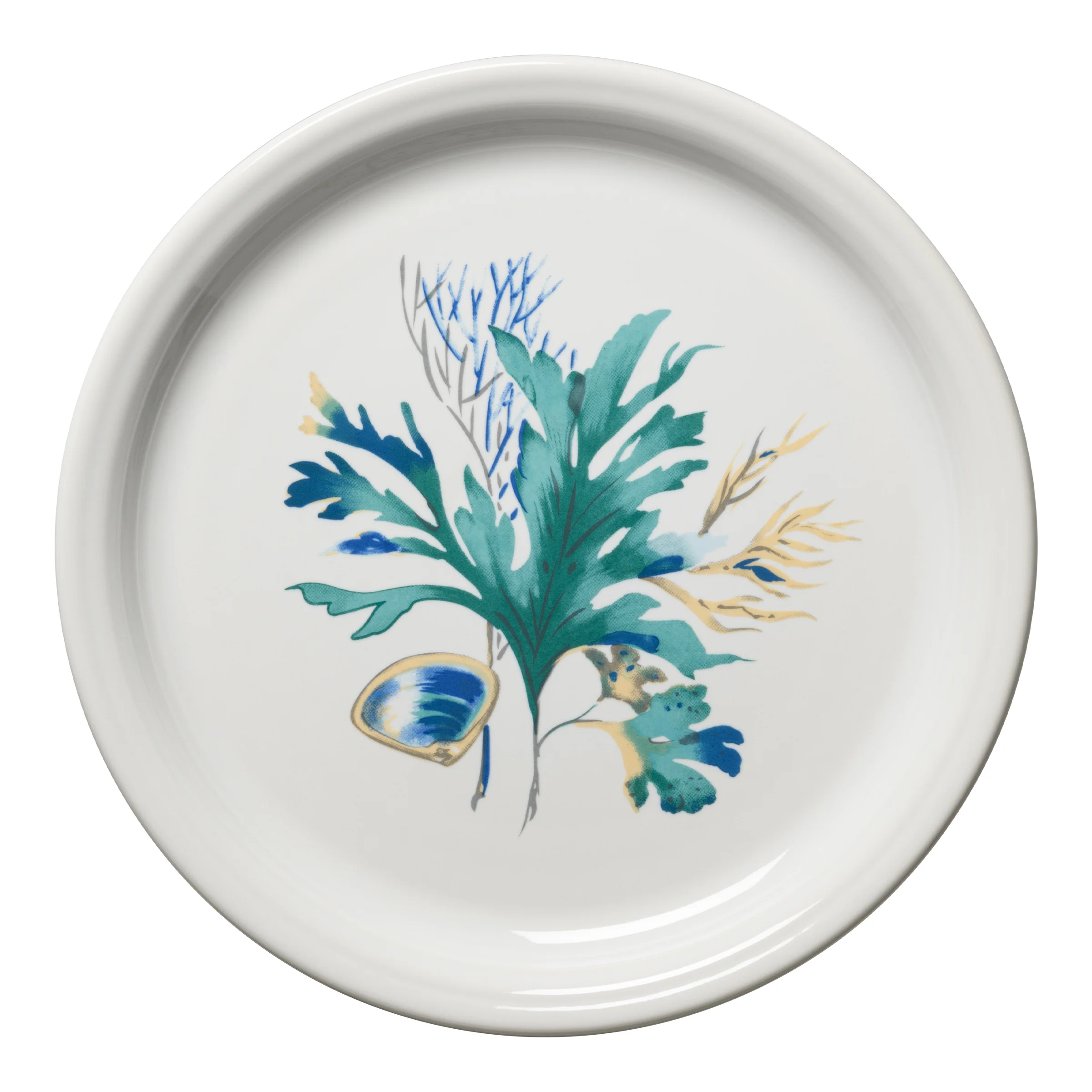 Retired Coastal Shores Bistro Coupe 9 Inch Luncheon Plate