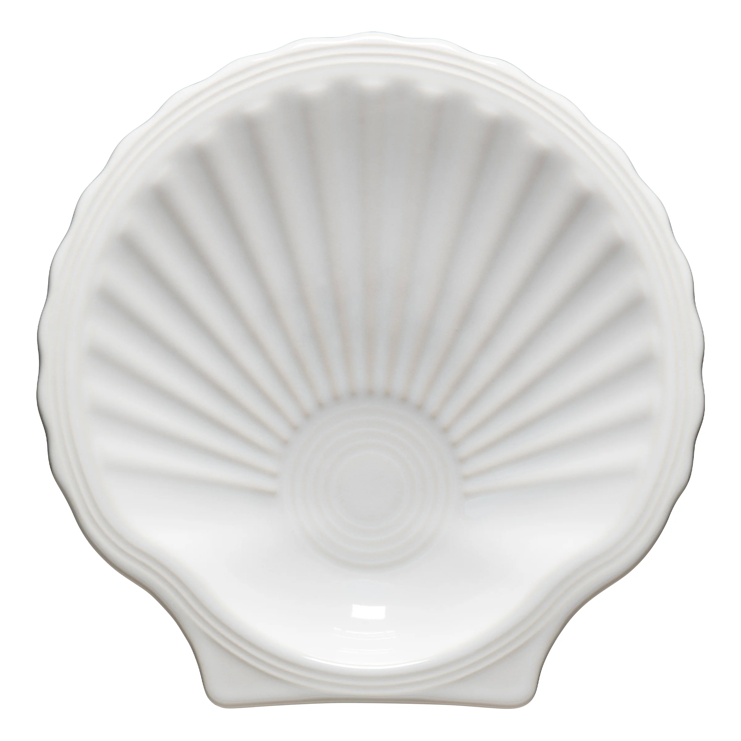 Retired Shell Shaped Plate 8 1/4 Inch