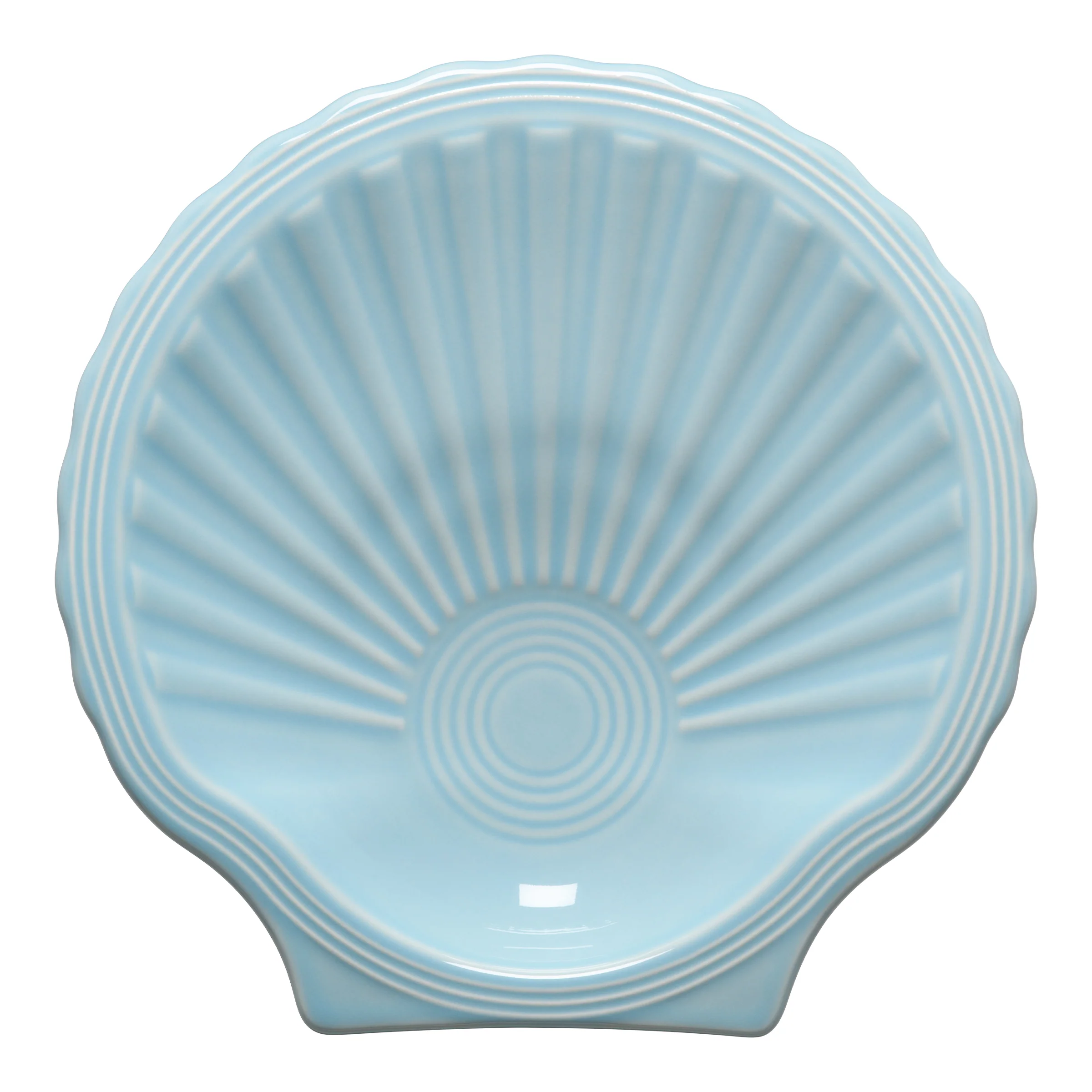 Retired Shell Shaped Plate 8 1/4 Inch
