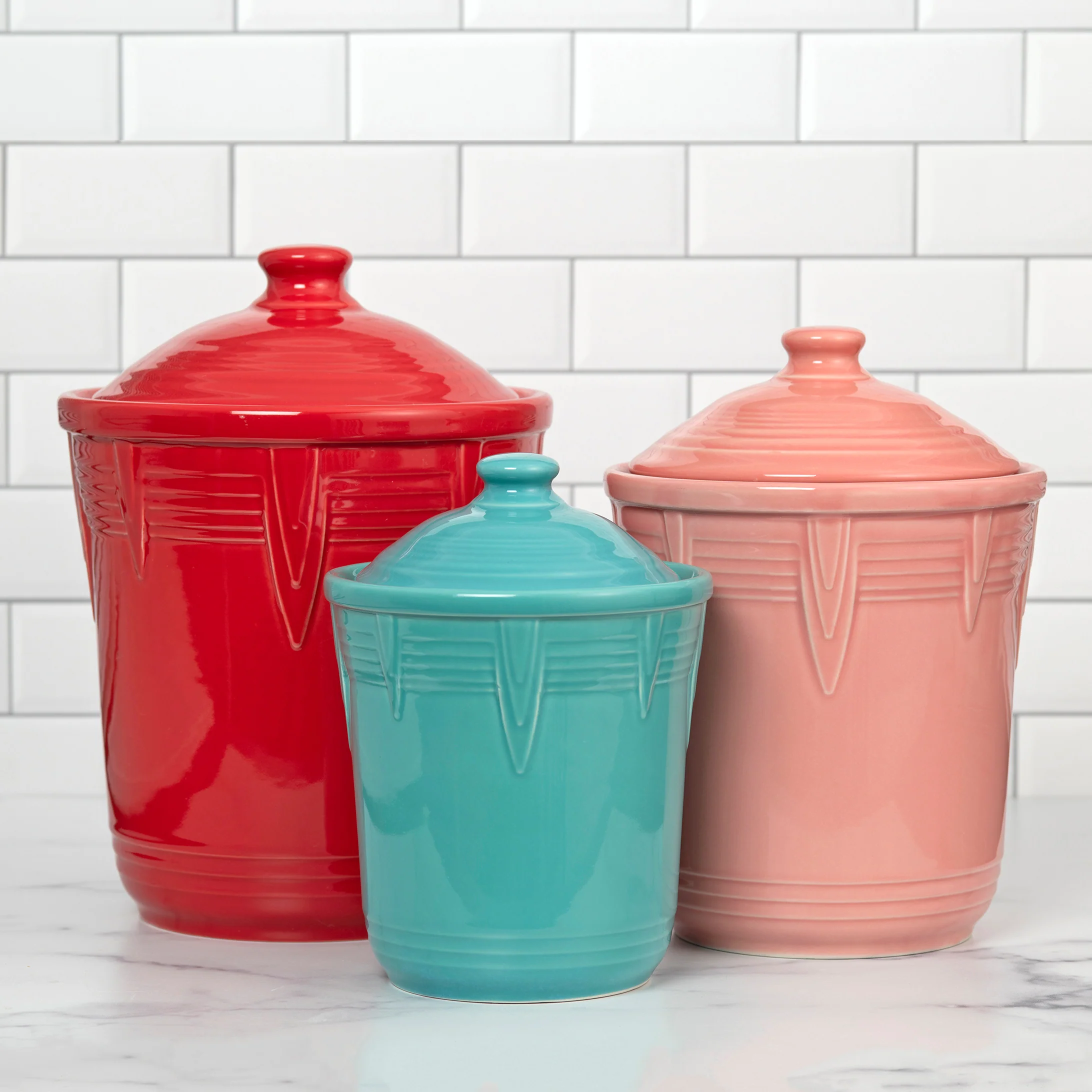 Retired Fiesta 2 Quart Medium Chevron Canister