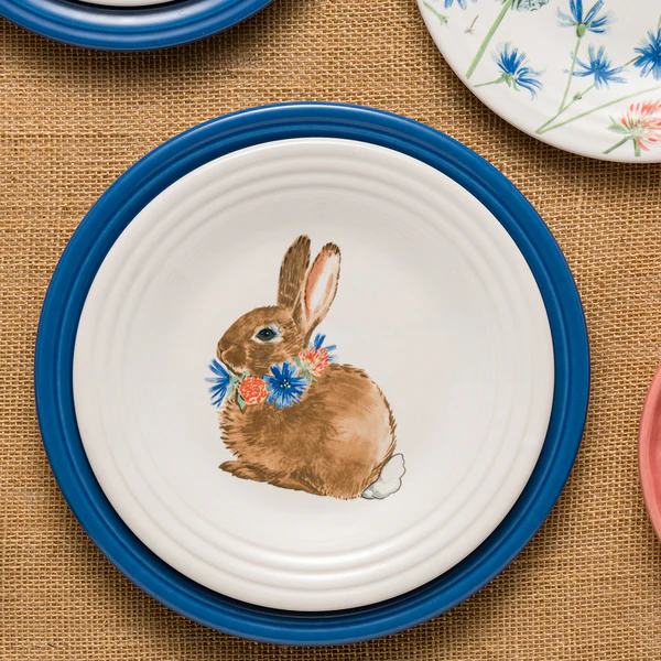 307-retired-breezy-floral-easter-classic-rim-9-inch-luncheon-plate-2.webp Retired Breezy Floral Easter Classic Rim 9 Inch Luncheon Plate