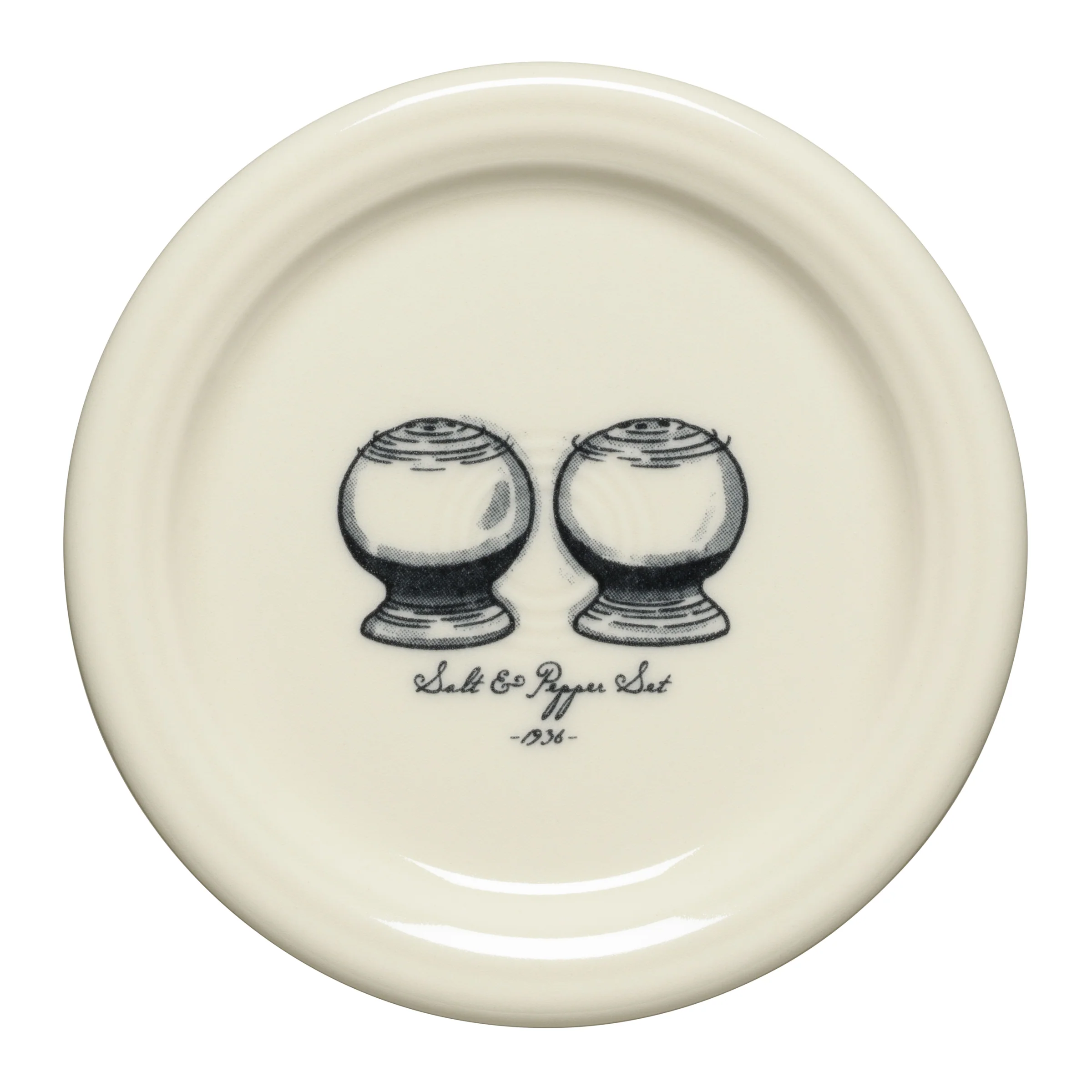 Fiesta Icons Disk Pitcher and Salt and Pepper, Set of 2, 4 3/8 Inch Coaster and Mug Covers, Set 1