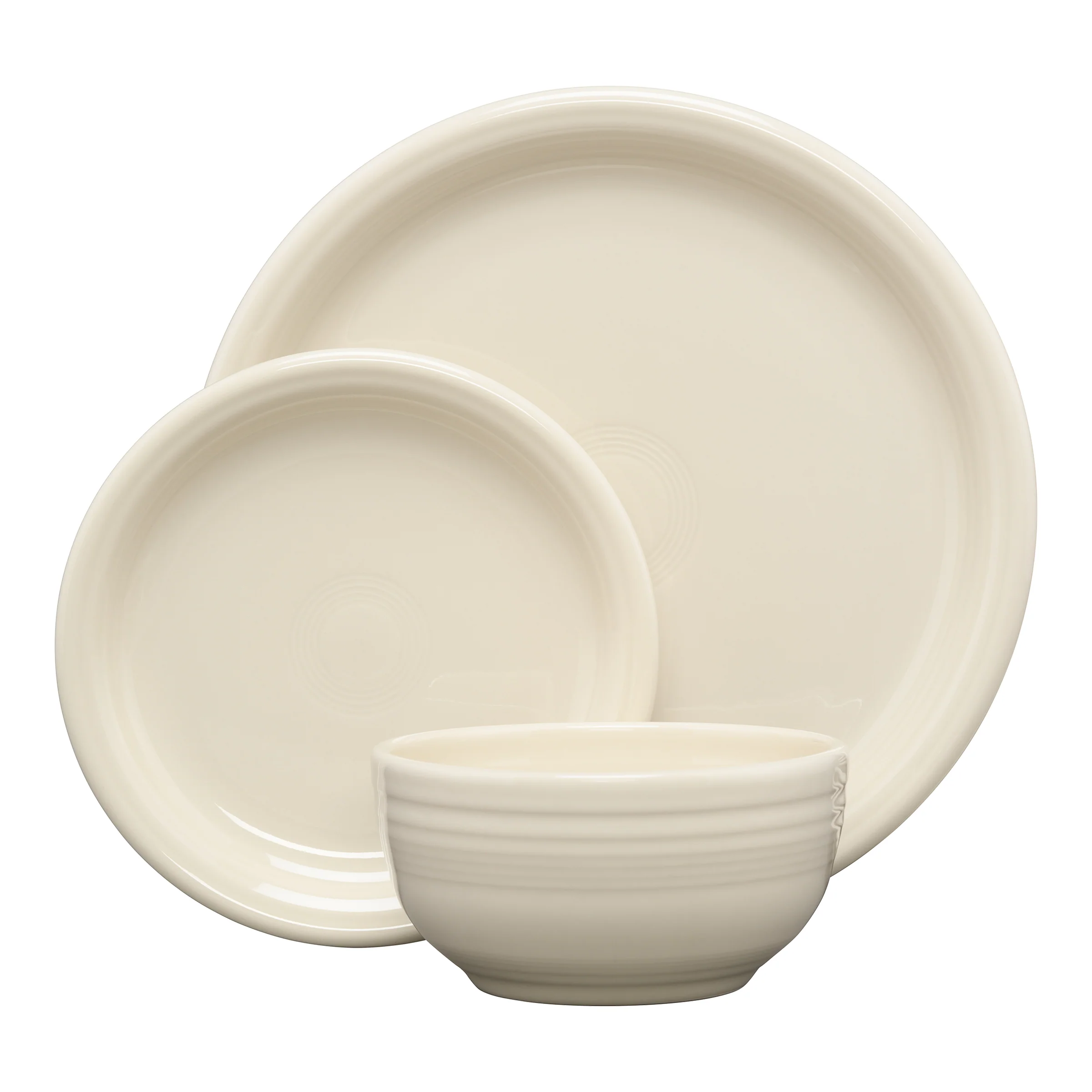 Bistro Coupe 3-Piece Place Setting, Service for 1