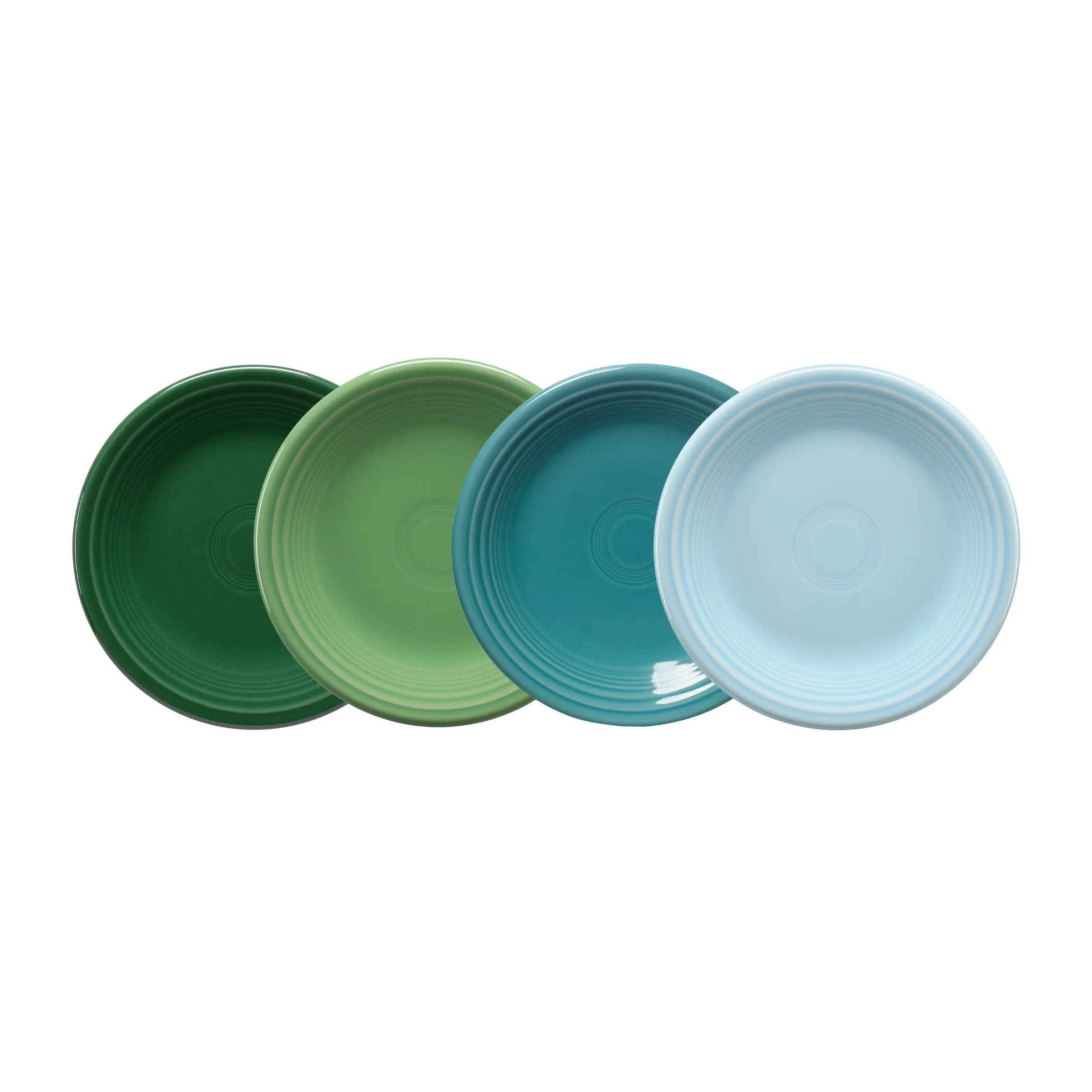 Mixed Aegean Classic Rim 7 1/4 Inch Salad Plate, Set of 4