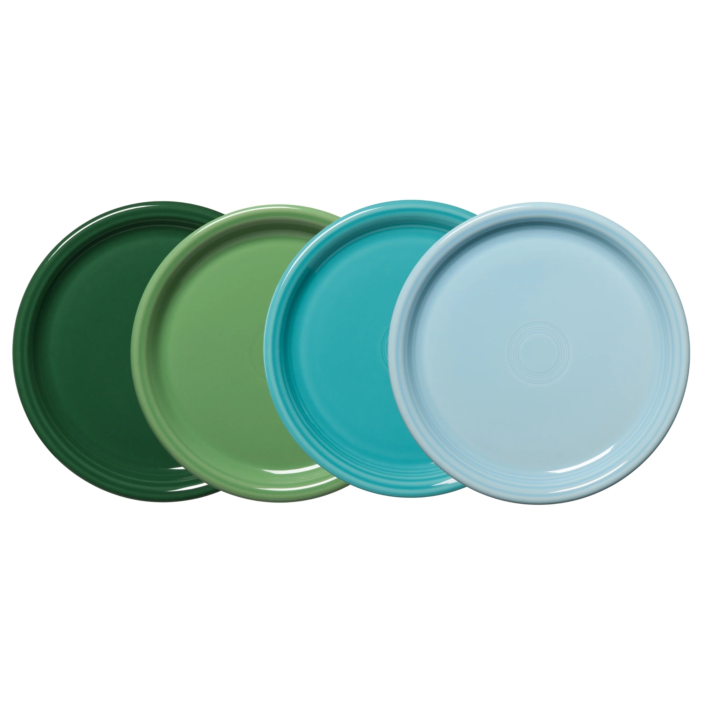 Mixed Aegean Bistro Coupe 10 1/2 Inch Dinner Plate, Set of 4