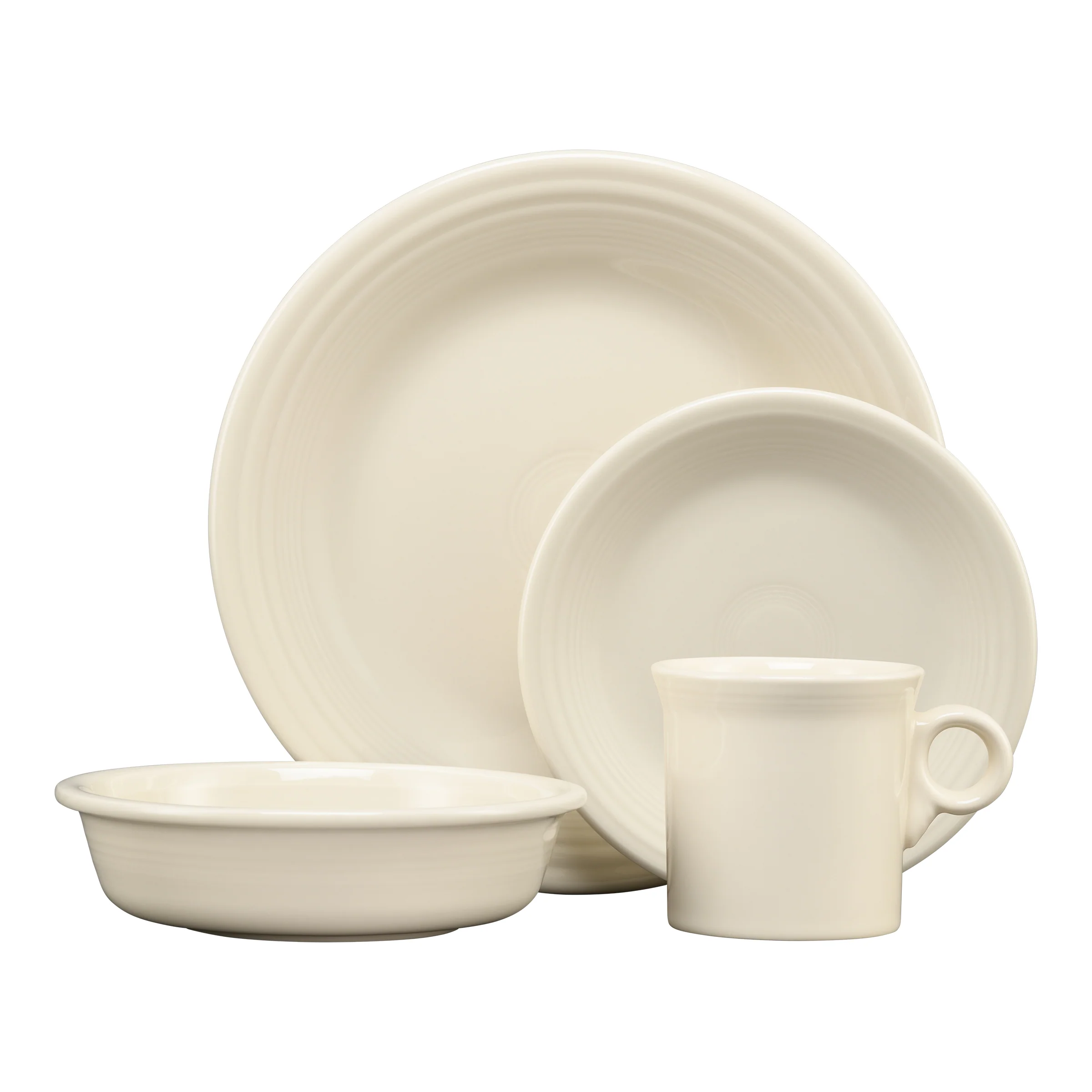 Classic Rim 4-Piece Place Setting, Service for 1