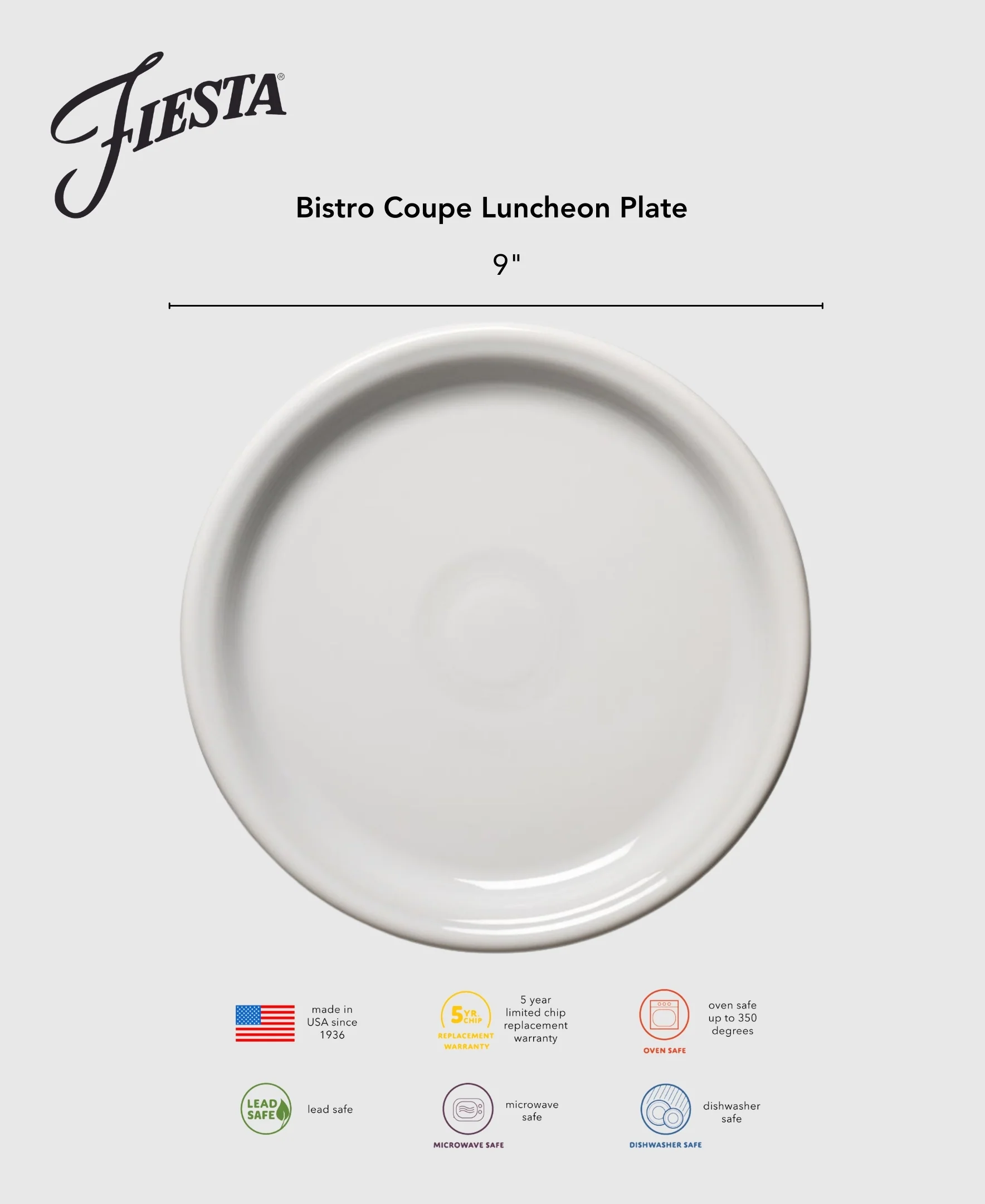 670-bistro-coupe-9-inch-luncheon-plate-3.webp Bistro Coupe 9 Inch Luncheon Plate