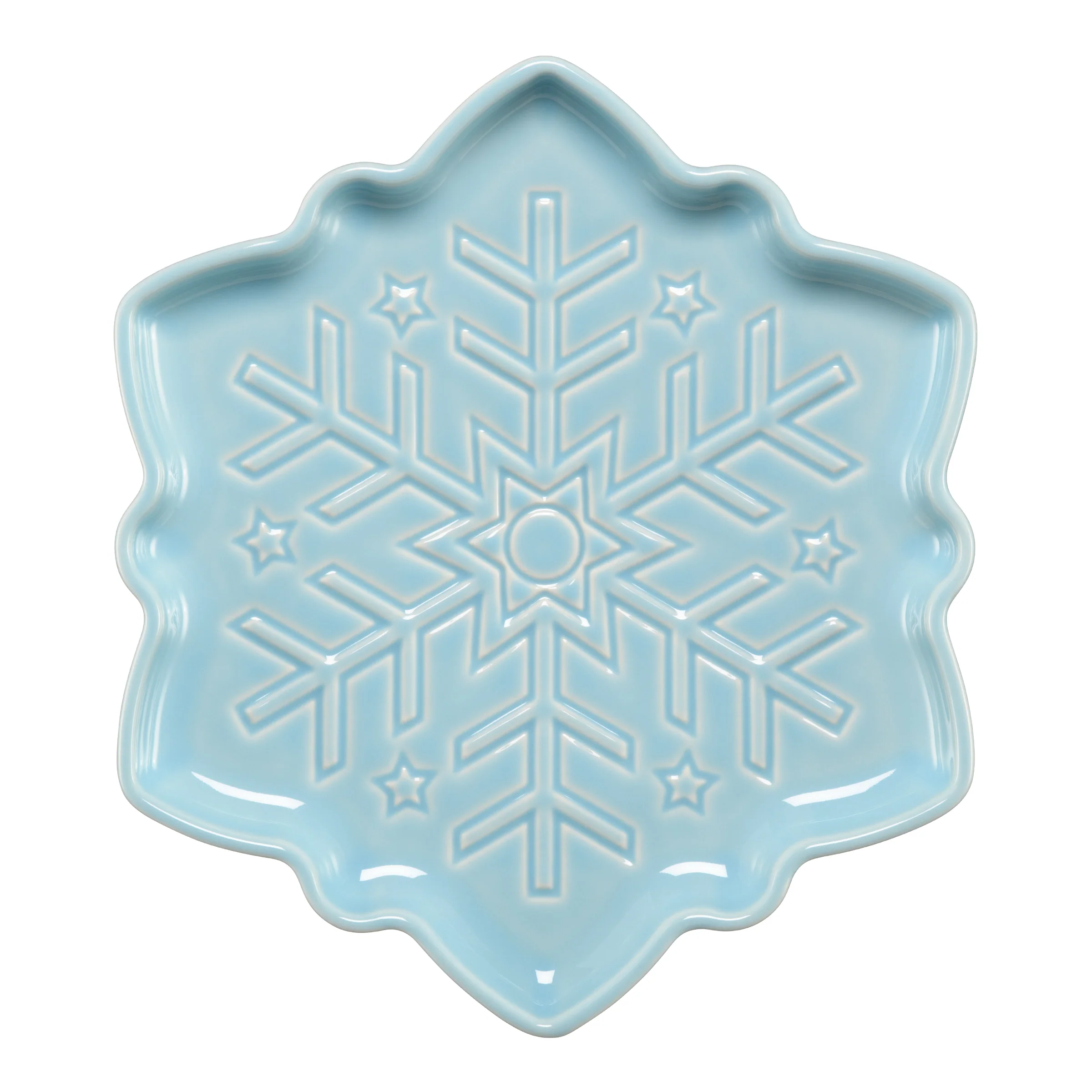 725-snowflake-shaped-plate-9-inch-5.webp Snowflake Shaped Plate 9 Inch