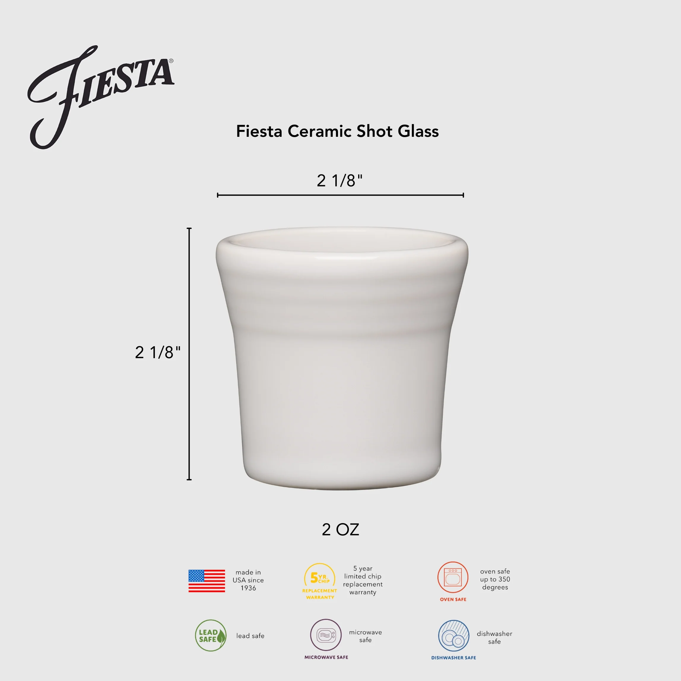 77-foundry-1-1-2-oz-ceramic-shot-glass-2.webp Foundry 1 1/2 OZ Ceramic Shot Glass